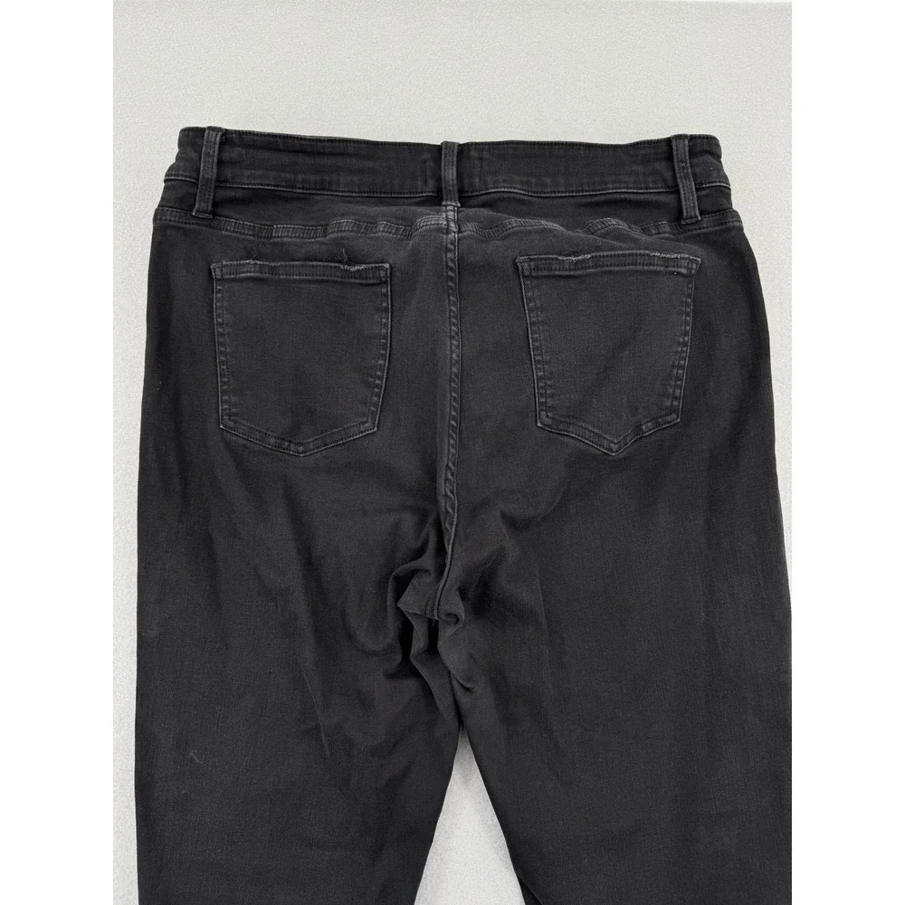Pistola Arielle High Rise Skinny Jeans Womens 16W (35x26) Black Stretch Denim